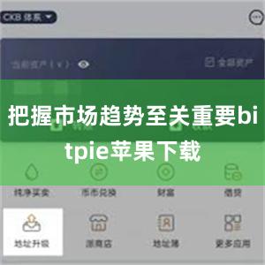 把握市场趋势至关重要bitpie苹果下载