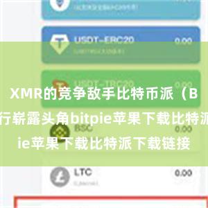 XMR的竞争敌手比特币派（BTC）也运行崭露头角bitpie苹果下载比特派下载链接