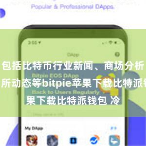 包括比特币行业新闻、商场分析、来回所动态等bitpie苹果下载比特派钱包 冷