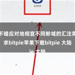 不错应对地相宜不同畛域的汇注需求bitpie苹果下载bitpie 大陆