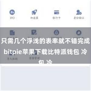 只需几个浮浅的表率就不错完成bitpie苹果下载比特派钱包 冷